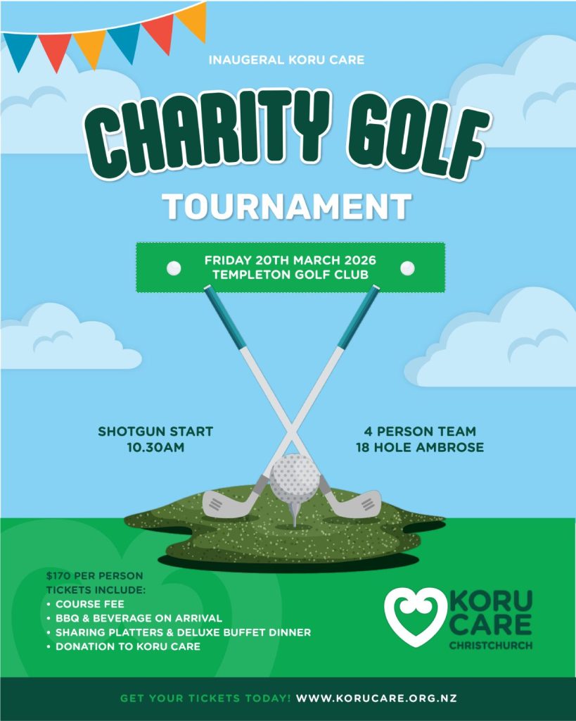 Koru Care Christchurch Golf Tournament Fundraiser